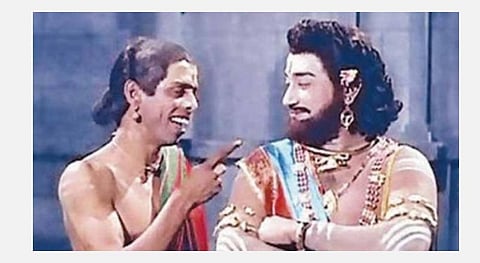 ’திருவிளையாடல் தருமி’ கேரக்டருக்கு ரெண்டே நாள் கால்ஷீட்! நாகேஷ் நடிப்பைப் பார்த்து மிரண்டுபோன சிவாஜி: ‘திருவிளையாடல்’ படத்துக்கு இது 55- வது வருடம்