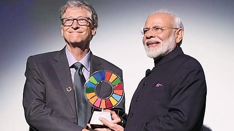 கரோனா தொற்றை தடுக்க சிறப்புடன் செயல்படும் இந்தியா: பிரதமர் மோடிக்கு பில்கேட்ஸ் பாராட்டு