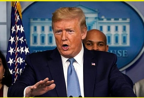 அமெரிக்க அதிபர் டொனால்ட் ட்ரம்ப் : கோப்புப்படம்