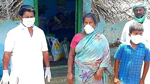 வறுமையில் வாடிய குடும்பத்திற்கு உதவிய எம்எல்ஏ அன்பழகன்.