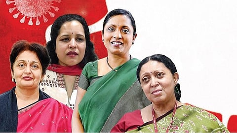 கரோனாவை வெல்வோம்: கரோனா போரில் முன்நிற்கும் வீராங்கனைகள்