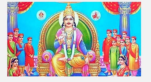 நம் பாவ - புண்ணியக் கணக்கை எழுதும் சித்ரகுப்தன்! சித்ரா பெளர்ணமியில் அன்னதானம் செய்தால் சொர்க்கம்!