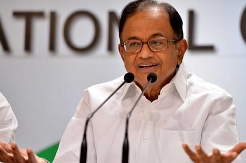 முன்னாள் நிதியமைச்சர் ப.சிதம்பரம் : கோப்புப்படம்