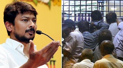 மக்களின் மீது அக்கறையற்ற அபத்த செயல்: டாஸ்மாக் திறப்பு தொடர்பாக உதயநிதி ஸ்டாலின் சாடல்