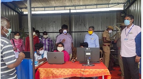 ஓசூர் எல்லையில் ஆன்லைன் பதிவு மற்றும் கட்டுப்பாட்டு மையம் திறப்பு