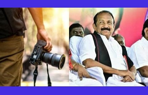 வாழ்வாதாரம் இழந்து தவிக்கும் புகைப்பட, வீடியோ கேமரா கலைஞர்களுக்கு உதவிடுக: வைகோ கோரிக்கை