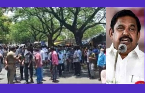 புலம்பெயர் தொழிலாளர்கள் பொறுமையுடன் முகாம்களில் இருக்க வேண்டும்: முதல்வர் பழனிசாமி வேண்டுகோள்
