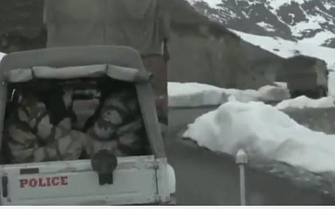 இந்தோ- திபெத் வெளியிட்டுள்ள வீடியோ காட்சிகள்.