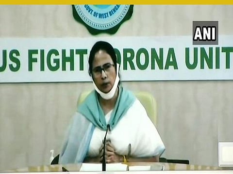 மேற்கு வங்க முதல்வர் மம்த பானர்ஜி பேட்டி அளித்த காட்சி: படம் | ஏஎன்ஐ.