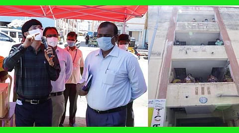 கண்ணகி நகரில் நோய்த்தொற்று தடுப்பு நடவடிக்கை: சிறப்பு அதிகாரி ராதாகிருஷ்ணன் ஆய்வு