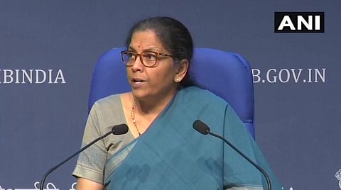 மத்திய நிதியமைச்சர் நிர்மலா சீதாராமன் அளித்த பேட்டி : படம் | ஏஎன்ஐ.