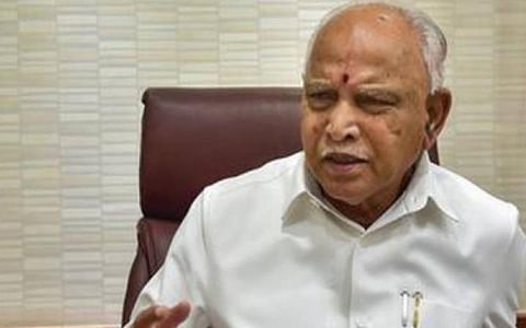 கர்நாடகா முதல்வர் எடியூரப்பா.