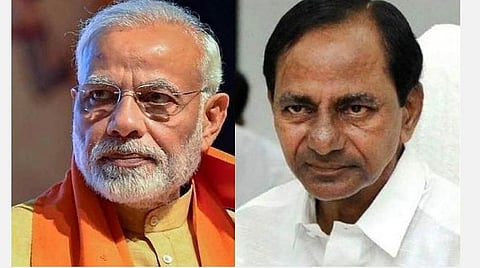 பிரதமர் மோடி, தெலங்கானா முதல்வர் கே.சந்திரசேகர் ராவ் : கோப்புப்படம்