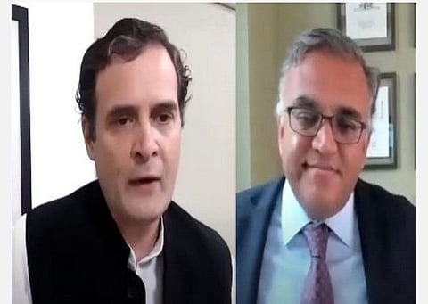 ராகுல் காந்தி, ஹார்வர்ட் வல்லுநர் அஷீஷ் ஜா.