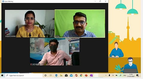 மத்திய அரசு கல்வித் தொலைக்காட்சிக்கு ஆன்லைன் கற்பித்தல் பயிற்சி: அரசுப் பள்ளி ஆசிரியர் திலீப் அசத்தல்