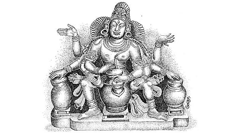 சித்திரப் பேச்சு: பாணாசுரனின் சிற்பம்