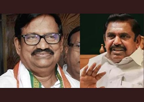 கே.எஸ்.அழகிரி - முதல்வர் பழனிசாமி: கோப்புப்படம்