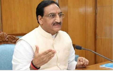 மத்திய மனிதவள மேம்பாட்டுத்துறை அமைச்சர் ரமேஷ் பொக்ரியால் : கோப்புப்படம்