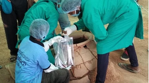 கொந்தகை அகழாய்வில் மற்றொரு மனித எலும்பு கண்டுபிடிப்பு