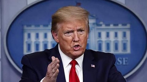 மகாத்மா காந்தி சிலையை சேதம் செய்தது அவமானகரமானது : அதிபர் ட்ரம்ப்