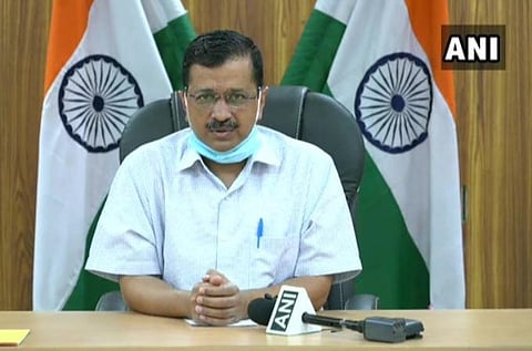 டெல்லி முதல்வர் அரவிந்த் கேஜ்ரிவால் பேட்டி அளித்த காட்சி : படம் | ஏஎன்ஐ.