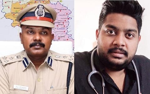 திருச்சி சரக டி.ஐ.ஜி வே.பாலகிருஷ்ணன், இளம் மருத்துவர் ஹக்கீம்