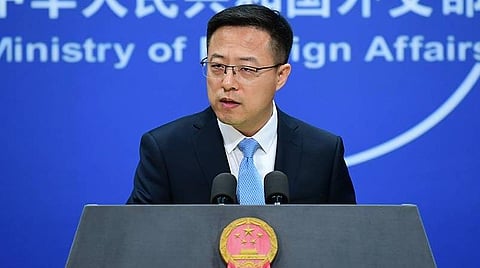 சீன வெளியுறவு செய்தித் தொடர்பாளர் லிஜியன்.