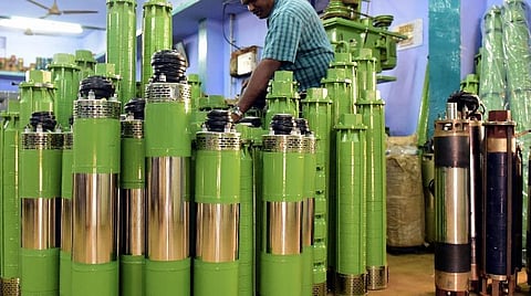 கோவையில் தயாரிக்கப்படும் மோட்டார் பம்ப் செட்