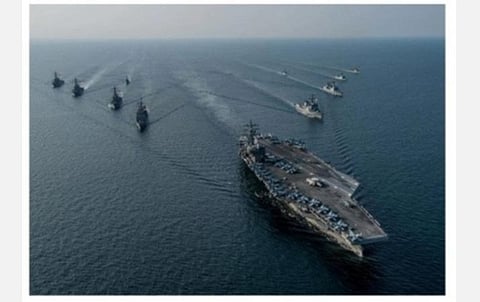 சீனாவுக்கு மறைமுக எச்சரிக்கை: தென் சீன கடல் பகுதியில் அமெரிக்கா போர் பயிற்சி