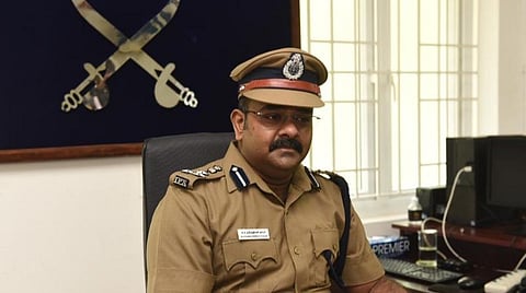 கோவை சரக டிஐஜியாக பதவியேற்றுக் கொண்ட க.ச.நரேந்திரன் நாயர்.