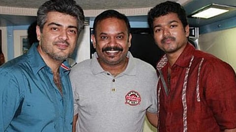 அஜித் படத்தின் வெற்றிக்கு விஜய் வைத்த விருந்து