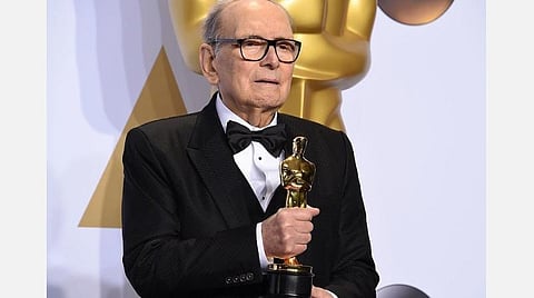 இசை மேதை என்னியோ மாரிக்கோனி.