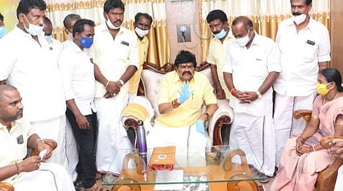 தேர்தலில் திமுகவுக்கு தக்க பதிலடி கொடுக்க வேண்டும்: அமைச்சர் ராஜேந்திரபாலாஜி பேச்சு