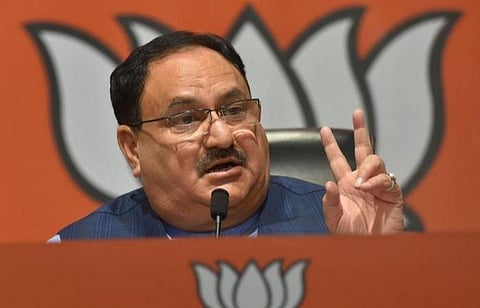 பாஜக தேசியத் தலைவர் ஜே.பி. நட்டா : கோப்புப்படம்