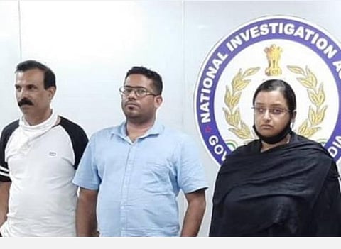 என்ஐஏ அமைப்பால் கைது செய்யப்பட்ட ஸ்வப்னா சுரேஷ் : கோப்புப்படம்