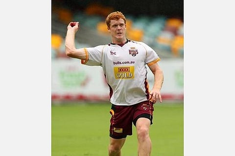 கிரெய்க் மெக்டர்மட் மகன் அலிஸ்டர் மெக்டர்மட் ஓய்வு. | கெட்டி இமேஜஸ்.