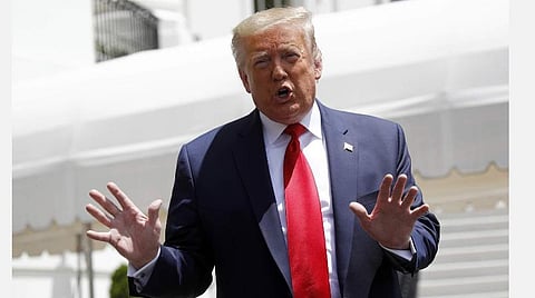 அமெரிக்க அதிபர் டொனால்ட் ட்ரம்ப் : கோப்புப்படம்