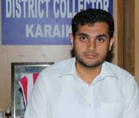 காரைக்கால் மாவட்ட ஆட்சியர் அர்ஜூன் சர்மா.