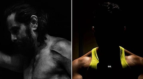 அப்பாவைத் தொடர்ந்து மகன்: வைரலாகும் துருவ் புகைப்படம்