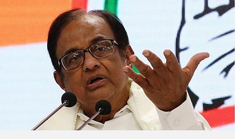 காங்கிரஸ் மூத்த தலைவர் ப.சிதம்பரம் : கோப்புப்படம்