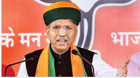 மத்திய இணை அமைச்சர் அர்ஜுன் ராம் மேக்வால்: கோப்புப் படம்.