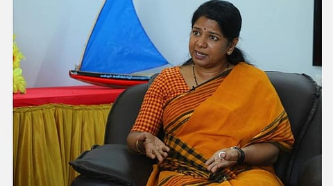 திமுக எம்.பி. கனிமொழி : கோப்புப்படம்