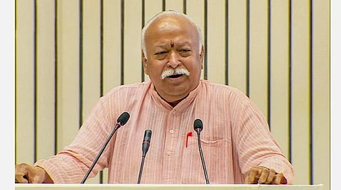 ஆர்எஸ்எஸ் அமைப்பின் தலைவர் மோகன் பாகவத் : கோப்புப்படம்