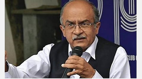 மூத்த வழக்கறிஞர் பிரசாந்த் பூஷன் : கோப்புப்படம்