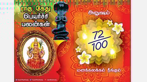 அனுஷம் நட்சத்திரக்காரர்களுக்கு ; ராகு - கேது பெயர்ச்சி பலன்கள்