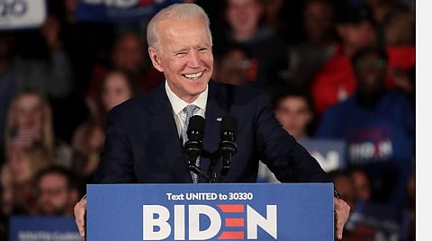 அமெரிக்க அதிபர் வேட்பாளர் ஜோ பிடன் : கோப்புப்படம்