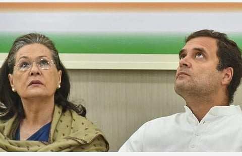 காங்கிரஸ் தலைவர் சோனியா காந்தி, எம்.பி. ராகுல் காந்தி : கோப்புப்படம்