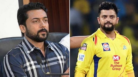 சுரேஷ் ரெய்னாவுக்கு சூர்யா ஆறுதல்