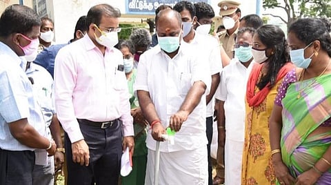 வீடுகள் தோறும் குடிநீர் வழங்கும் குழாய் இணைப்புத் திட்டம்: திருமங்கலத்தில் அமைச்சர் உதயகுமார் ஆய்வு