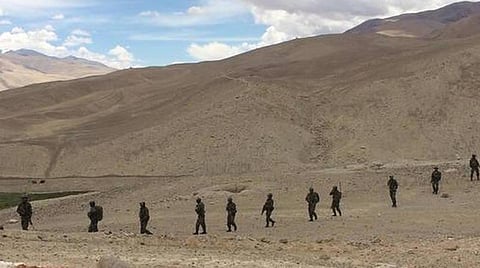 லடாக், எல்.ஏ.சி. என்று அழைக்கப்படும் எல்லைப் பகுதி.